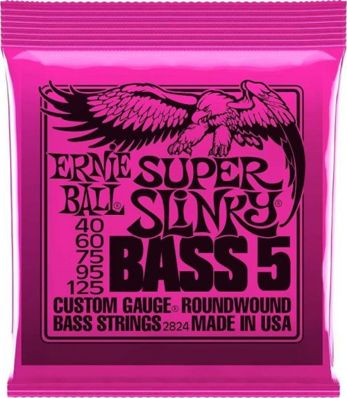 P02824 Super Slinky Nickel 40-125 (5 Telli) Bas Gitar Teli