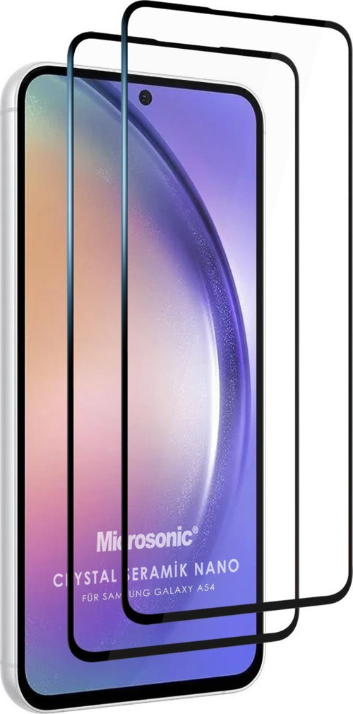 Samsung Galaxy A54 Crystal Seramik Nano Ekran Koruyucu Siyah (2 Adet)