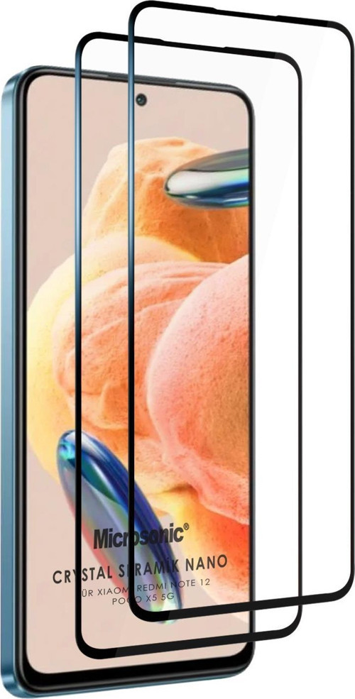 Xiaomi Poco X5 5G Crystal Seramik Nano Ekran Koruyucu Siyah (2 Adet)