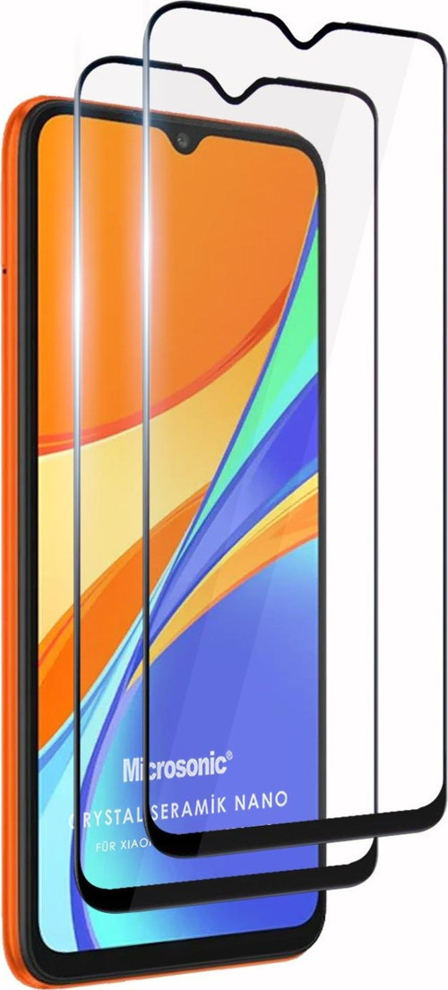 Xiaomi Redmi 12C Crystal Seramik Nano Ekran Koruyucu Siyah (2 Adet)