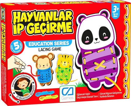 Desen Oluşturma Oyunu İpli Hayvanlar Ca:5249