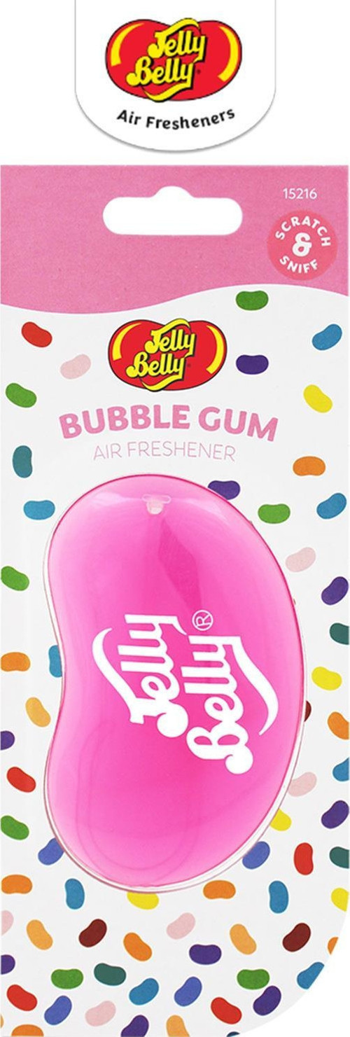 Jelly Belly 3D Hanging Asma Koku BubleGum 18gr. Tatlı Sakız, Keklik Üzümü, Vanilya, Portakal Aromal