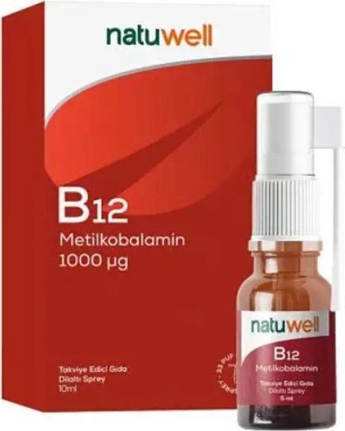 B12 Metilkobalamin Sprey 1000 mcg 20 ml