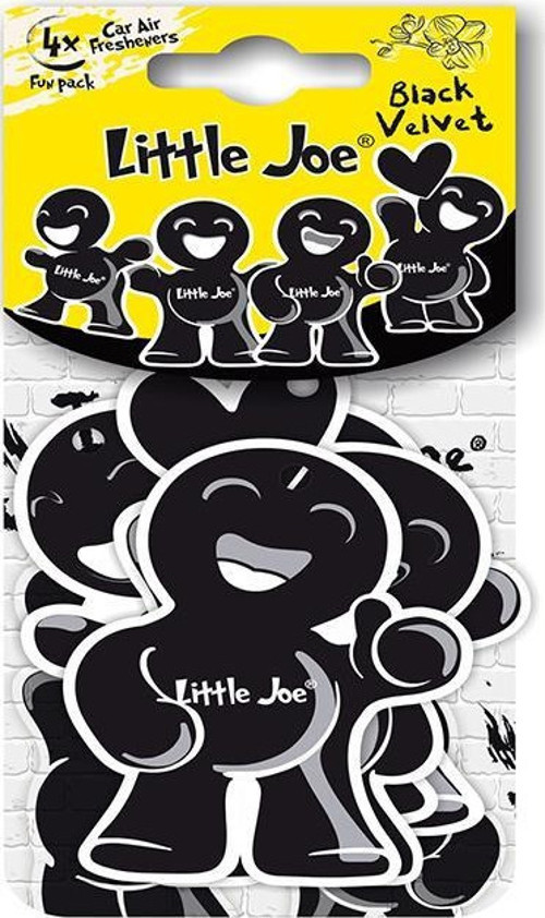 Little Joe Black Velvet Ayna Altı Asma Koku 4 Adet
