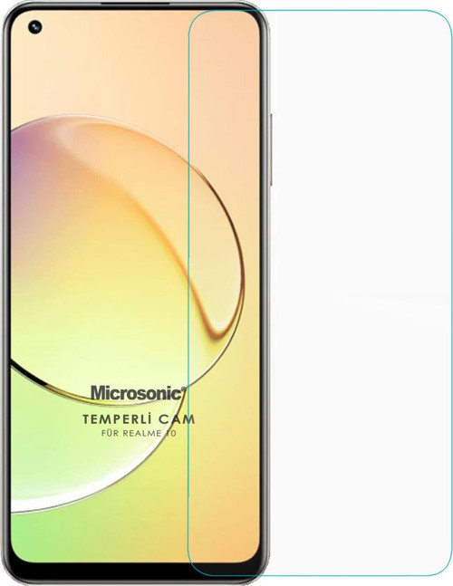 Realme 10 4G Tempered Glass Cam Ekran Koruyucu