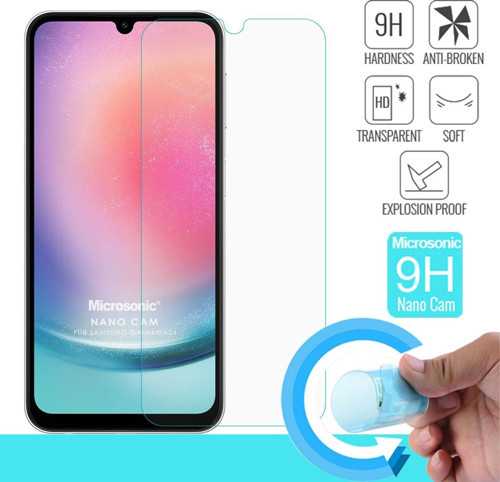 Samsung Galaxy A24 Nano Glass Cam Ekran Koruyucu