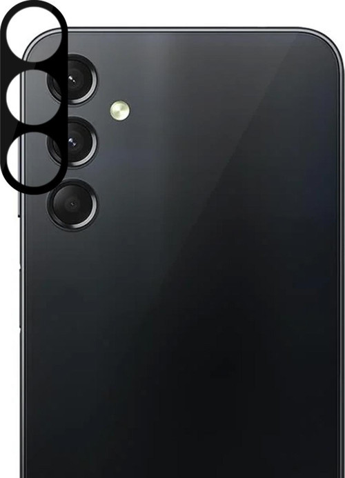 Samsung Galaxy A24 Kamera Lens Koruma Camı V2 Siyah