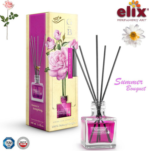 ELIX Doğal Çiçek Esansları İçeren, Ev - Ofis Kokusu 100ml. - Okaliptus, Lavanta