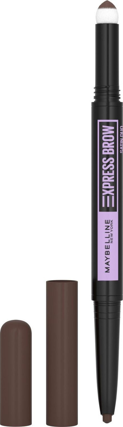 Express Brow Satin Duo Çift Taraflı Kaş Kalemi - 04 Koyu Ton