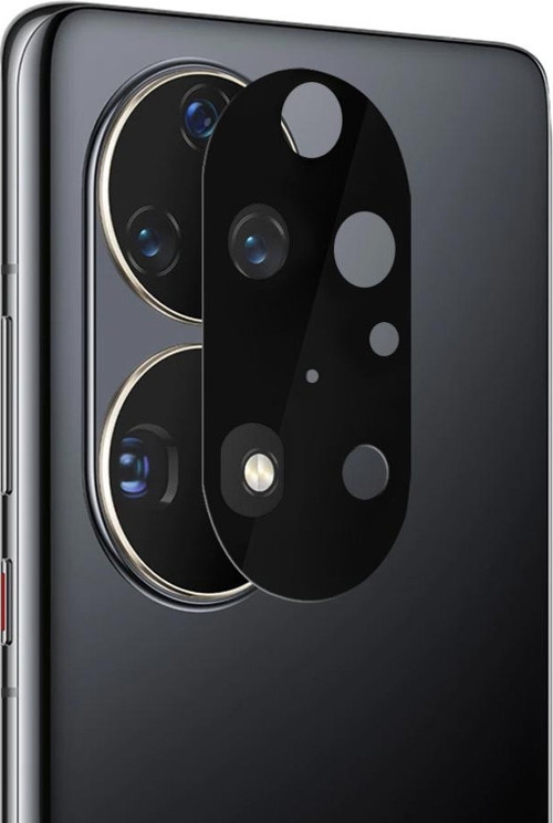 Huawei P50 Pro Kamera Lens Koruma Camı V2 Siyah