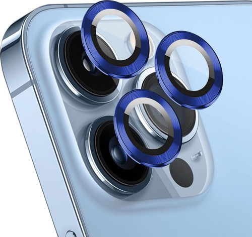 Apple iPhone 14 Pro Tekli Kamera Lens Koruma Camı Lacivert