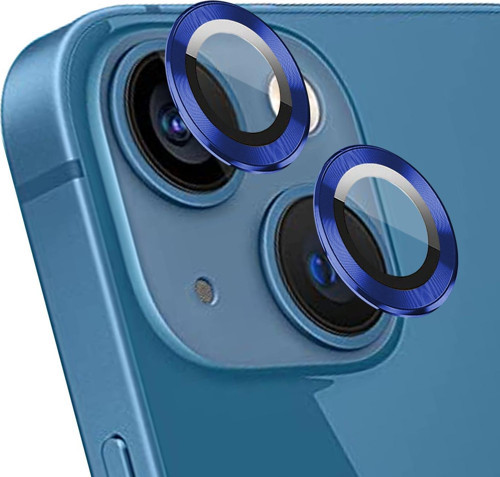 Apple iPhone 14 Plus Tekli Kamera Lens Koruma Camı Lacivert