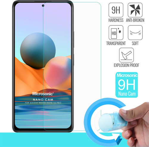 Xiaomi Redmi Note 10 Pro Max Nano Glass Cam Ekran Koruyucu