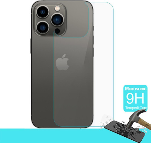 Apple iPhone 13 Pro Max Arka Temperli Cam Ekran Koruyucu