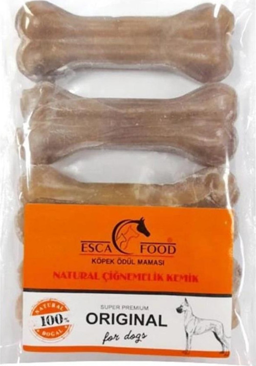 Doğal Pres Kemik Köpek Ödül Maması 7,5 cm x 4 Adet