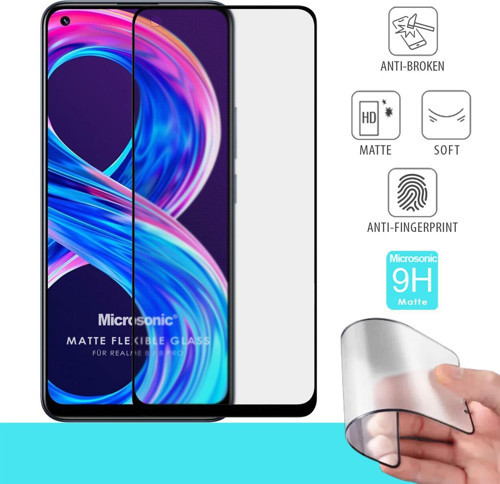 Realme 8 Pro Seramik Matte Flexible Ekran Koruyucu Siyah