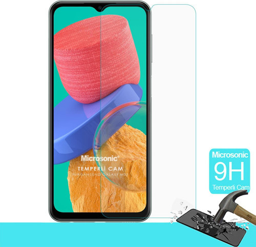 Samsung Galaxy M33 Tempered Glass Cam Ekran Koruyucu
