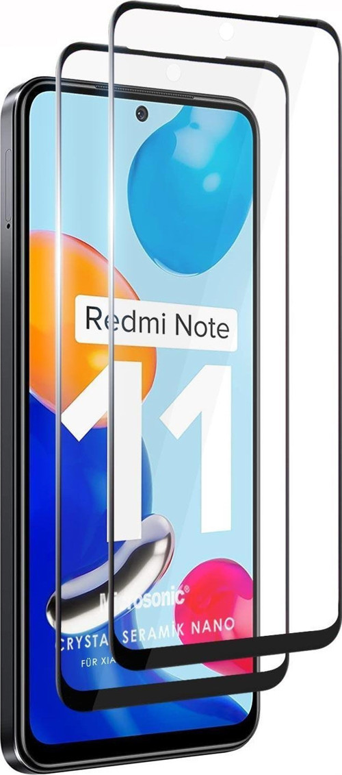 Xiaomi Redmi Note 11S Crystal Seramik Nano Ekran Koruyucu Siyah (2 Adet)