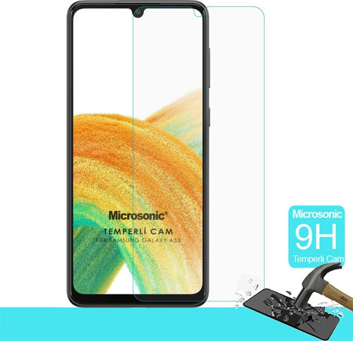 Samsung Galaxy A33 5G Tempered Glass Cam Ekran Koruyucu