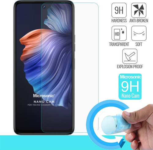 TECNO Camon 18P Nano Glass Cam Ekran Koruyucu