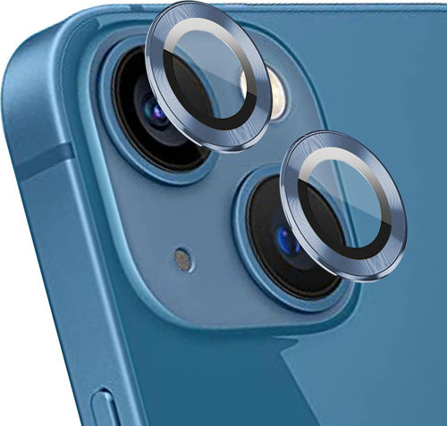 Apple iPhone 13 Tekli Kamera Lens Koruma Camı Sierra Mavisi