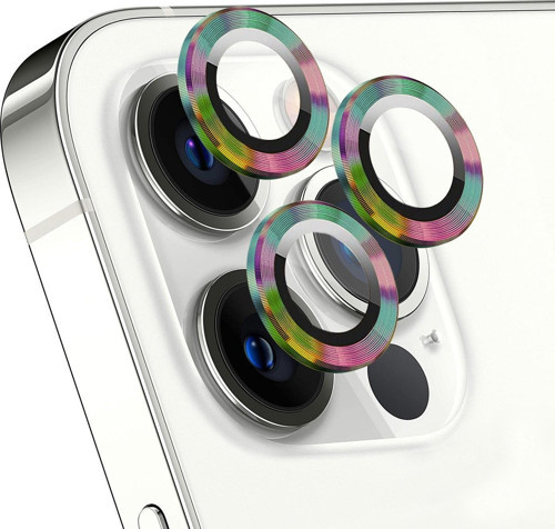 Apple iPhone 12 Pro Max Tekli Kamera Lens Koruma Camı Renkli