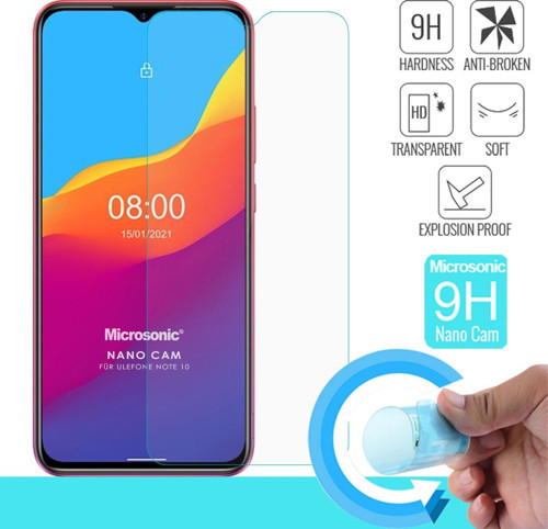 Ulefone Note 10 Nano Glass Cam Ekran Koruyucu