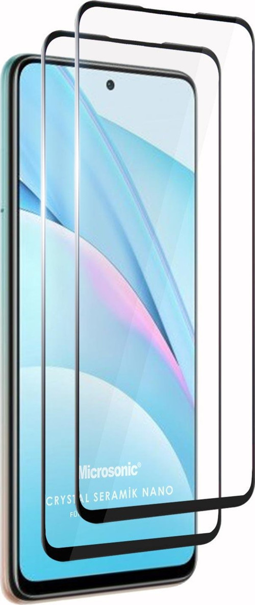 Xiaomi Mi 10T Lite Crystal Seramik Nano Ekran Koruyucu Siyah (2 Adet)
