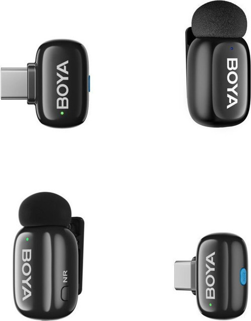 BOYA Mini 2 AI Kablosuz Yaka Mikrofonu Type-C Mat Siyah - SKU02 6