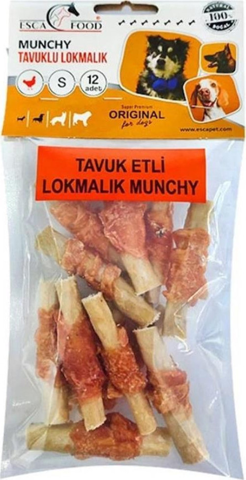Munchy Tavuk Etli Lokmalık Köpek Ödül Maması 12 Adet