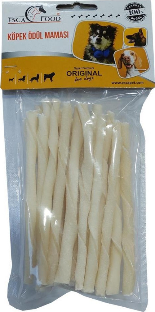 Beyaz Burgu Köpek Ödül Maması 12 cm x 20 Adet