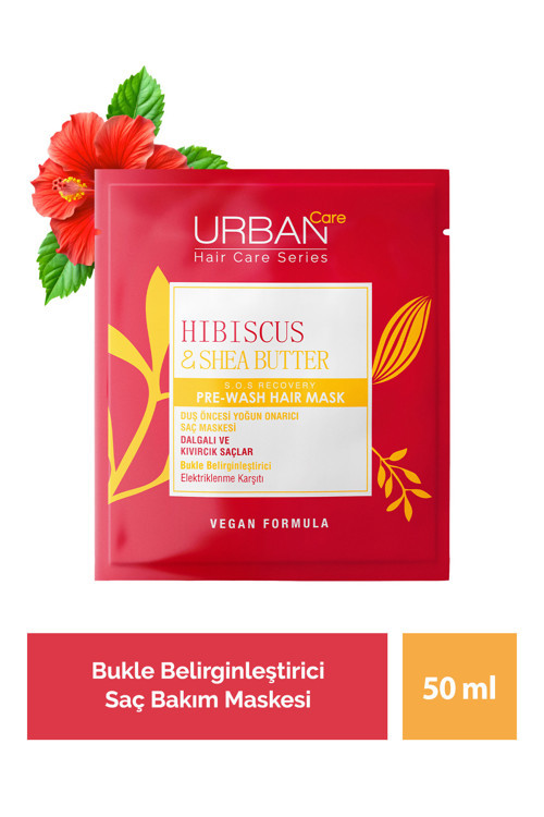 Care Hibiscus&shea Butter Kıvırcık Ve Dalgalı Saçlar Duş Öncesi Saç Bakım Maskesi 50ml