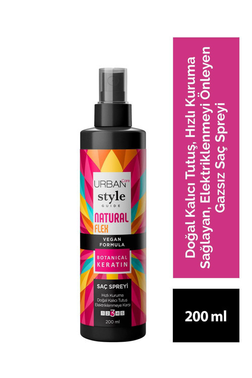 Care Style Guide Natural Flex Gazsız Saç Spreyi-doğal Ve Kalıcı Tutuş-vegan-200ml