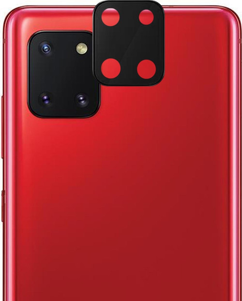 Samsung Galaxy Note 10 Lite Kamera Lens Koruma Camı V2 Siyah