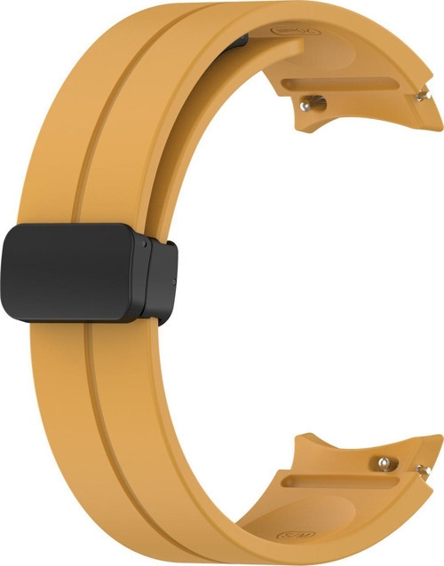 Samsung Galaxy Watch 6 44mm Kordon Ribbon Line Sarı