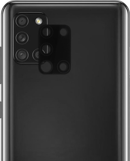 Samsung Galaxy A31 Kamera Lens Koruma Camı V2 Siyah