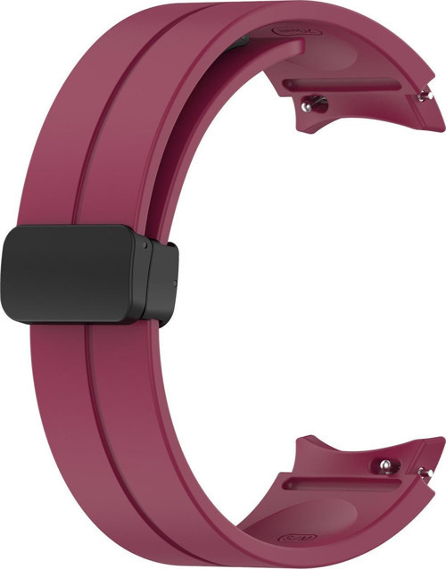 Samsung Galaxy Watch 6 44mm Kordon Ribbon Line Bordo
