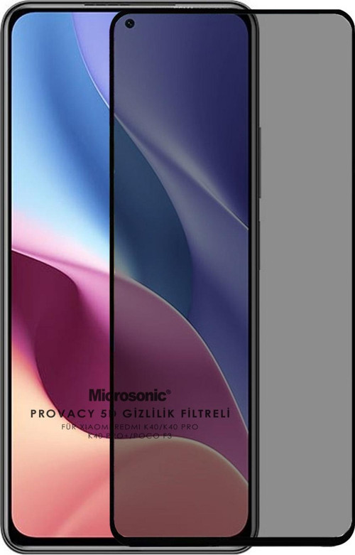 Xiaomi Mi 11i Privacy 5D Gizlilik Filtreli Cam Ekran Koruyucu Siyah
