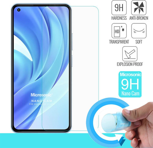Xiaomi Mi 11 Lite Nano Glass Cam Ekran Koruyucu