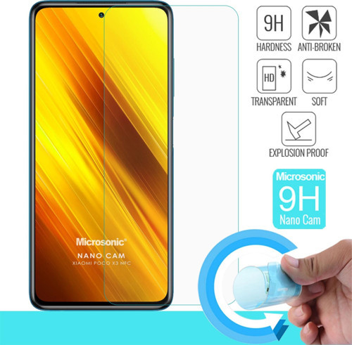 Xiaomi Poco X3 Pro Nano Glass Cam Ekran Koruyucu