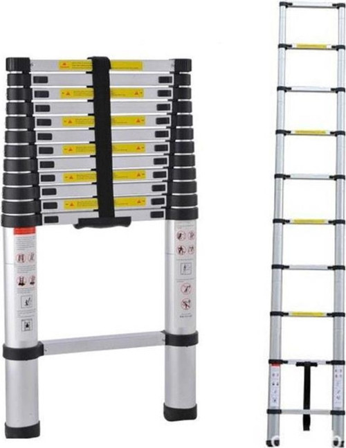 2,6Mt Teleskopik Merdiven 9 Basamaklı