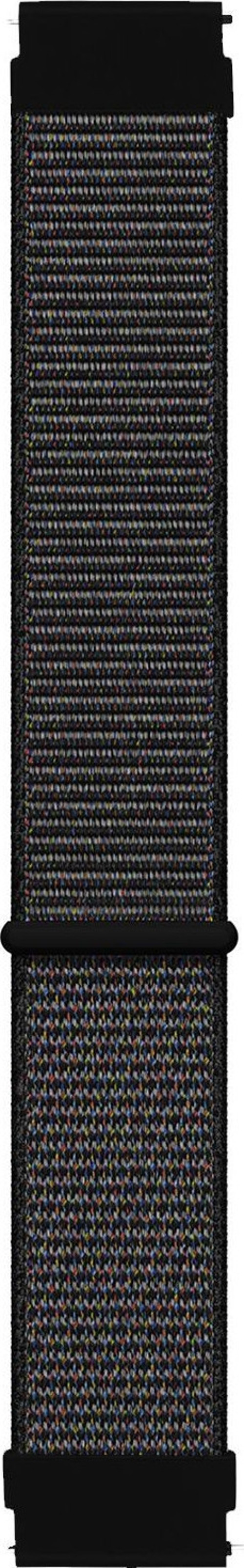 Amazfit Bip 3 Pro Hasırlı Kordon Woven Sport Loop Siyah