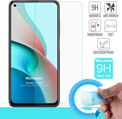 Xiaomi Redmi Note 9 5G Nano Glass Cam Ekran Koruyucu