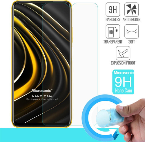 Xiaomi Redmi Note 9 4G Nano Glass Cam Ekran Koruyucu