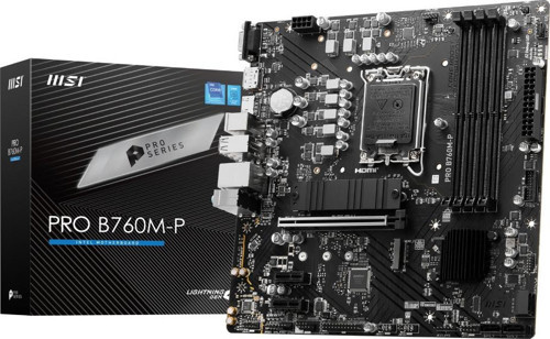 Pro B760M-P Intel B760 Soket 1700 DDR5 6800(OC)MHz mATX Gaming (Oyuncu) Anakart