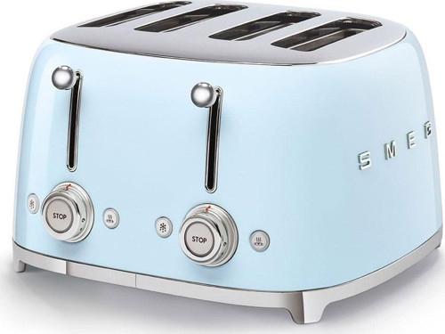 TSF03PBEU Retro Mavi 4x4 Slot Ekmek Kızartma Makinesi