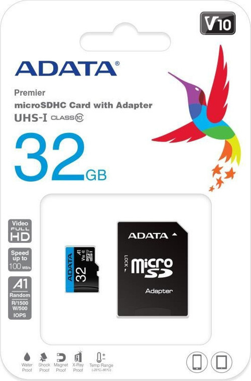 32GB Premier microSDHC Card with Adapter UHS-I Class10 V10 Hafıza Kartı
