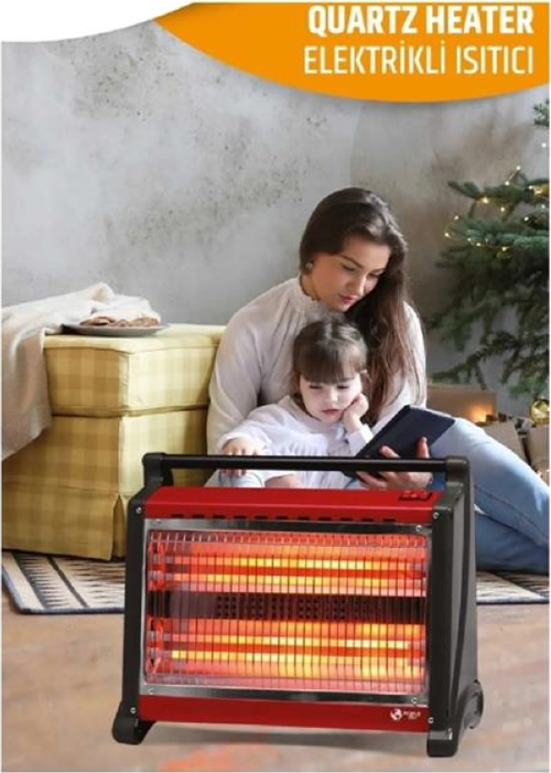 HS1001 1800W Elektrikli Isıtıcı 4X4