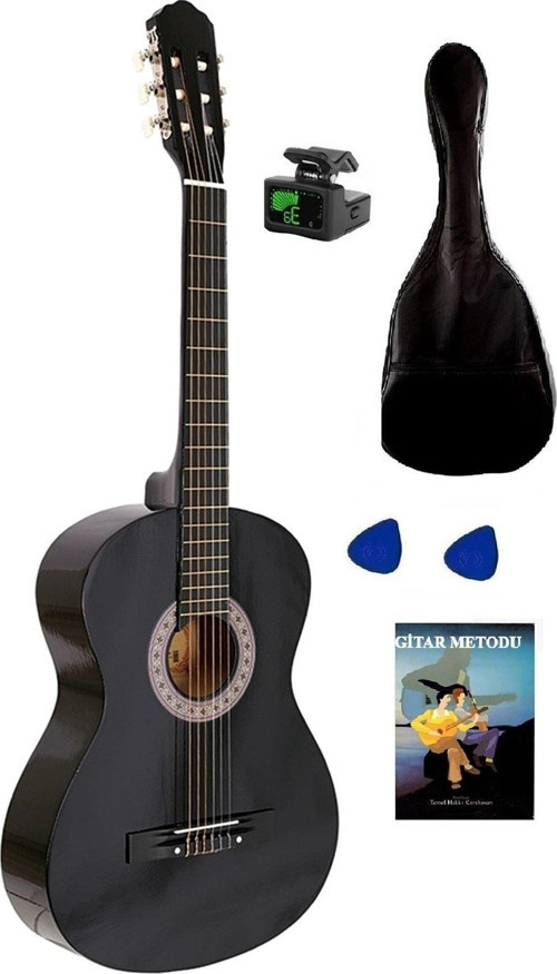 Tam Boy Klasik Gitar Seti 39'' Siyah