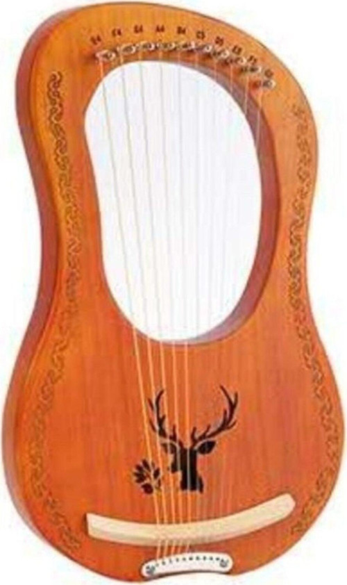 Mini Arp Lir 10 Dize Masif Ağaç Ve Gig Bag Çanta